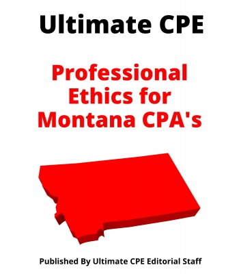 Professional Ethics for Montana CPAs 2023